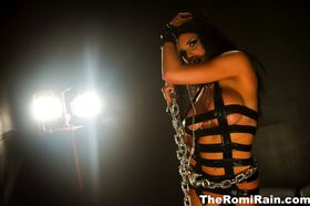 Romi in chains and leather