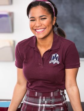 Petite ebony teen Loni Legend gets naked and naughty in the classroom