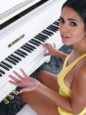 Sis Loves Me - Sexy music student pays for lessons with piano handjob & outdoor doggystyle
