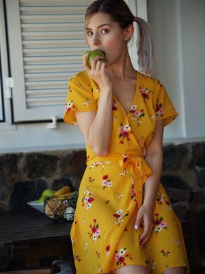 Metart - Sweet teen Eva Elfie unveils her boobs and twat before showing her sexy ass
