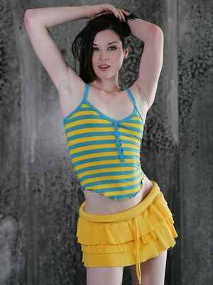 Digital Playground - Slender teen babe Stoya poses in sexy outfit and finally gets naked