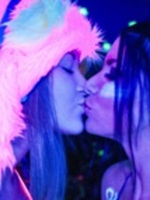 PUBA - Romi & Dani lesbian black-light fun